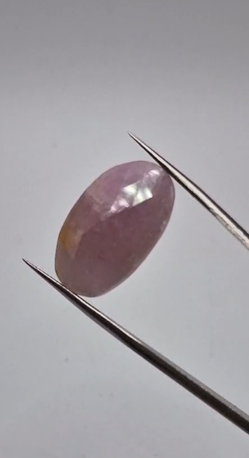 22.37ct 25.4x14.8mm Rose Cut Natural Sapphire