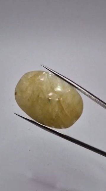 32.99ct 31.9x22mm Rose Cut Natural Sapphire