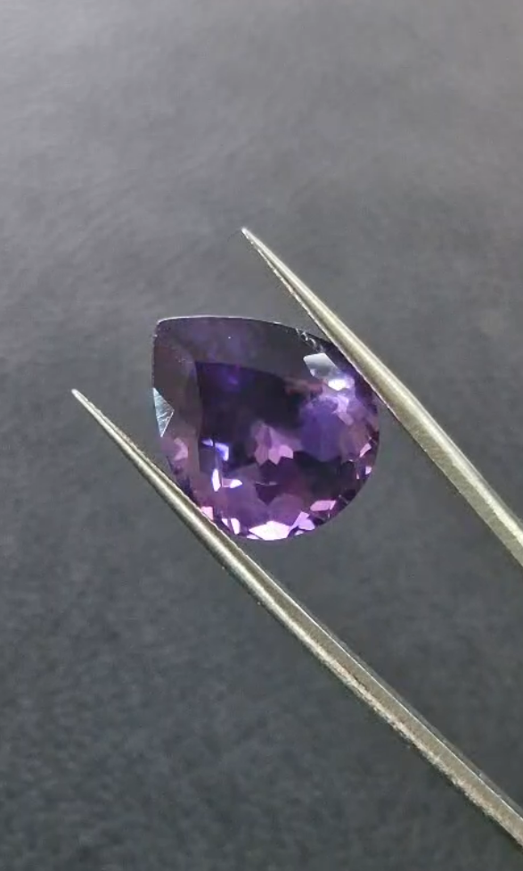 13.33ct 17.3x14.1 Pear Natural Amethyst