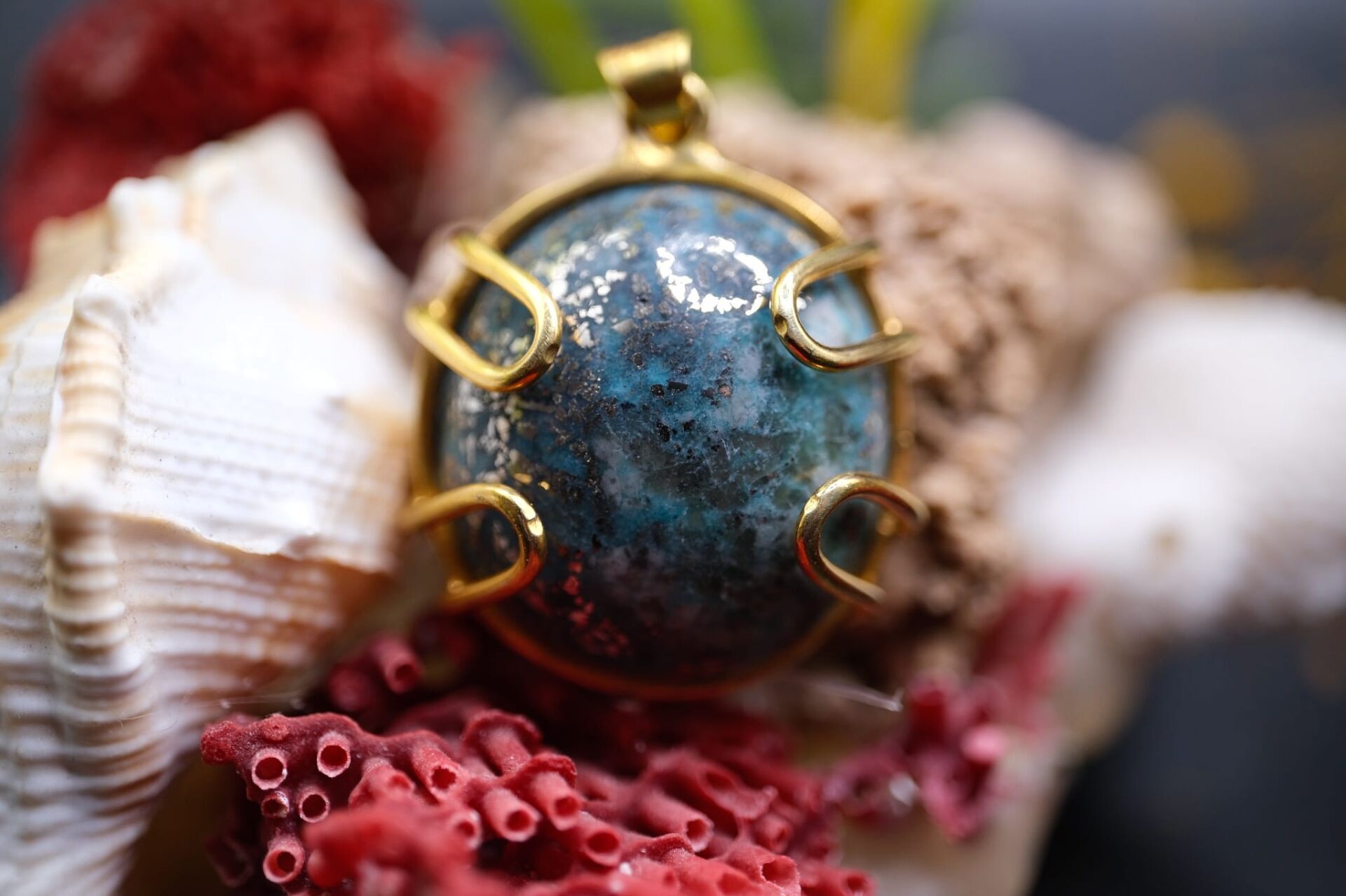 12.85gr Natural İran Firuze Taşlı 925 Ayar Gümüş Kolye