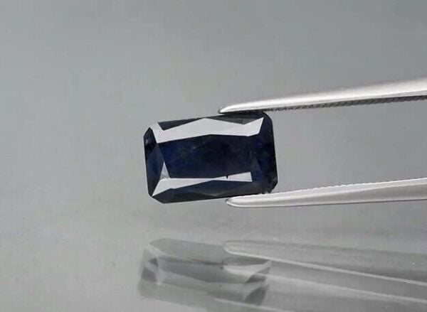 1.40ct 9.5x6mm Octagon Medium Blue Sapphire Africa, Heated