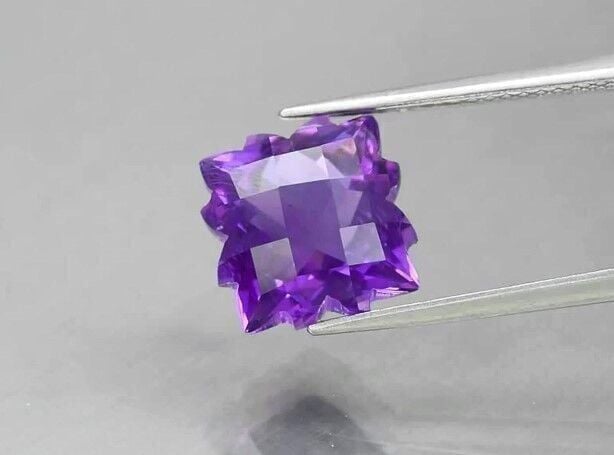 4.31ct 10.2x10mm Fancy Natural Unheated Purple Amethyst, Brazil