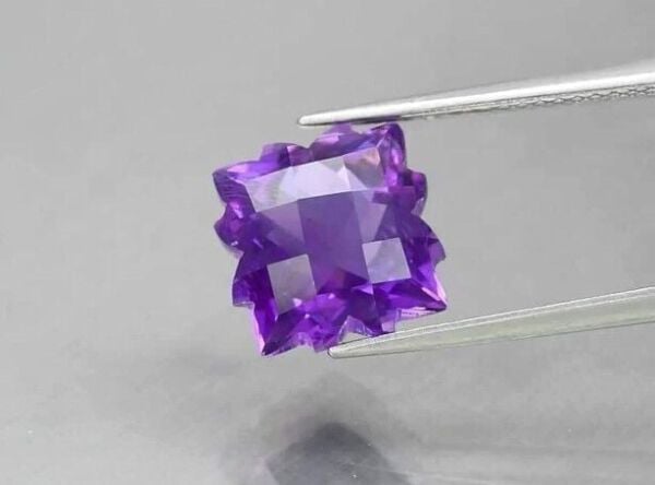 4.31ct 10.2x10mm Fancy Natural Unheated Purple Amethyst, Brazil