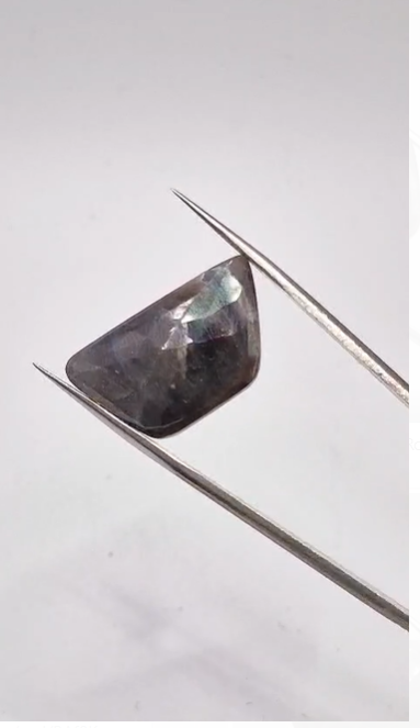 24.57ct 26.7x15.5mm Rose Cut Natural Sapphire