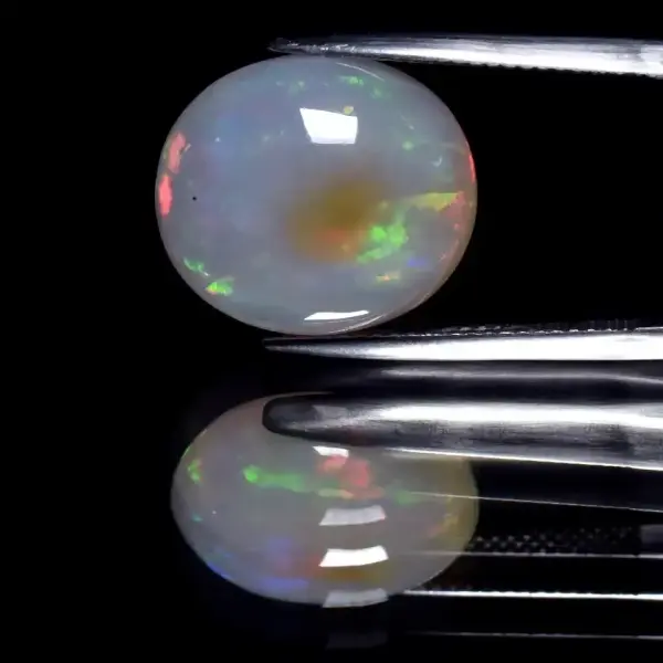 10.80ct Natural Transparent Crystal Opal with Play-of-Color Ethiopia, Gem