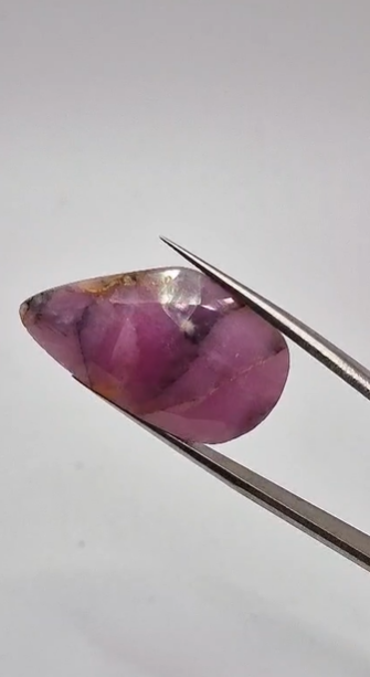 26.49ct 30.8x17.9mm Rose Cut Natural Sapphire