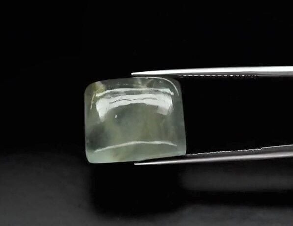 12.68ct 14.2x11.6mm Rectangle Cab Natural Bluish Green Beryl Madagascar