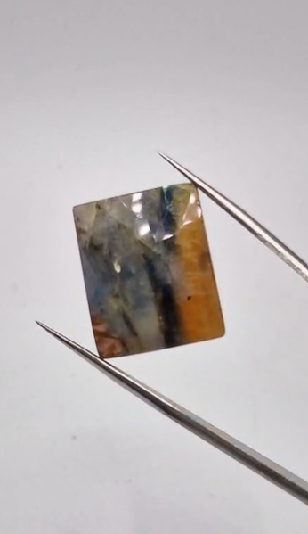 23.96ct 22.6x18.4mm Rose Cut Natural Sapphire