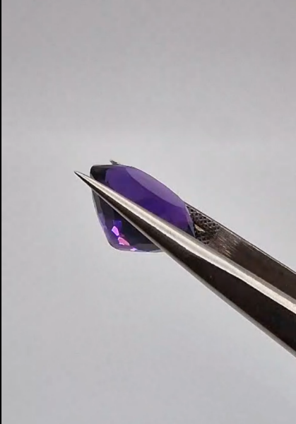 9.05ct 14.9x12.6mm Oval Natural Amethyst