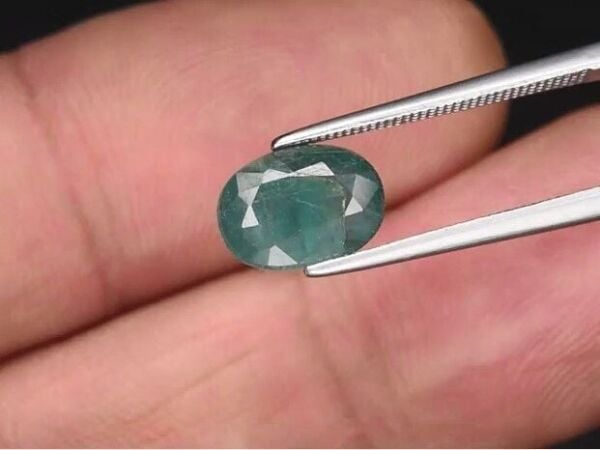 2.38ct 9.7x7mm Oval Natural Bluish Green Grandidierite