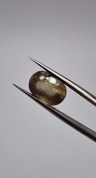 6.36ct 12.3x9mm Oval Natural Diaspore ( Sultanit )