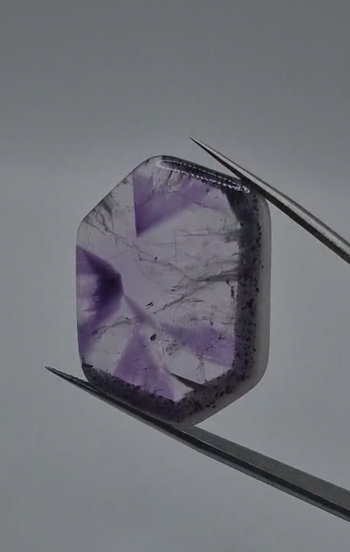 33.85ct 34.1x24.1mm Natural Trephce Amethyst