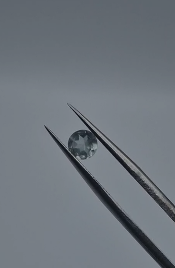 0.38ct 4.8mm Round Natural Aquamarine