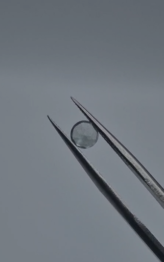 0.38ct 4.8mm Round Natural Aquamarine