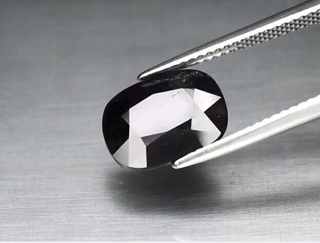 4.80ct 11.3x8.8mm Cushion Midnight Blue Sapphire Ethiopia, Heated