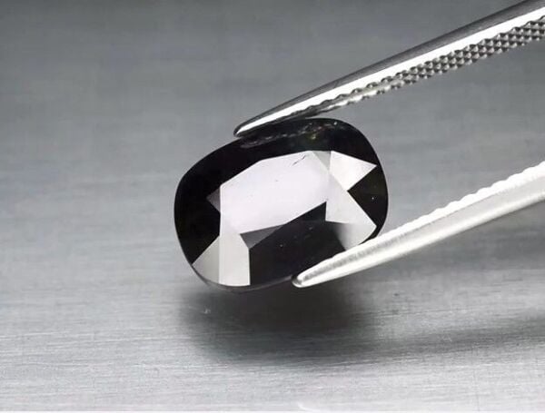 4.80ct 11.3x8.8mm Cushion Midnight Blue Sapphire Ethiopia, Heated