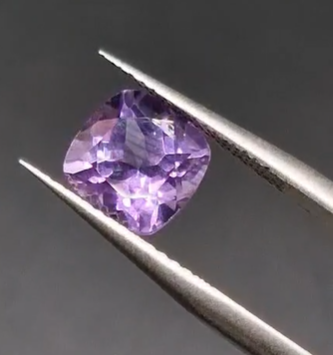 2.45ct 8x8mm Cushion Natural Amethyst