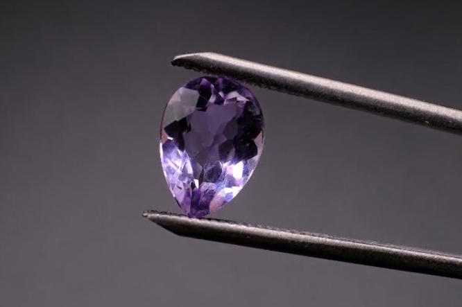 2.90ct 11.50x8.30mm Pear Natural Amethyst