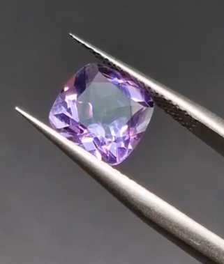 3.00ct 9x9mm Cushion Natural Amethyst