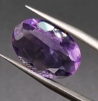 8.57ct 18x13mm Oval Natural Amethyst