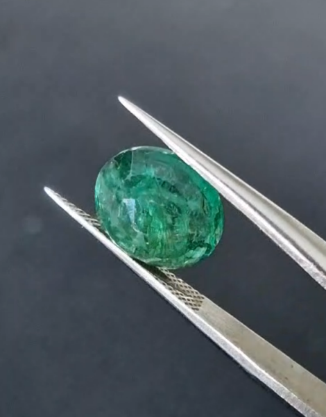 IGSL Sertifikalı - 4.54ct 13.7x9.5mm Oval Natural Emerald - Zambia