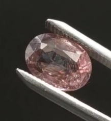 5.00ct 12.3x9.1mm Oval Natural Red Diaspore ( Sultanite )