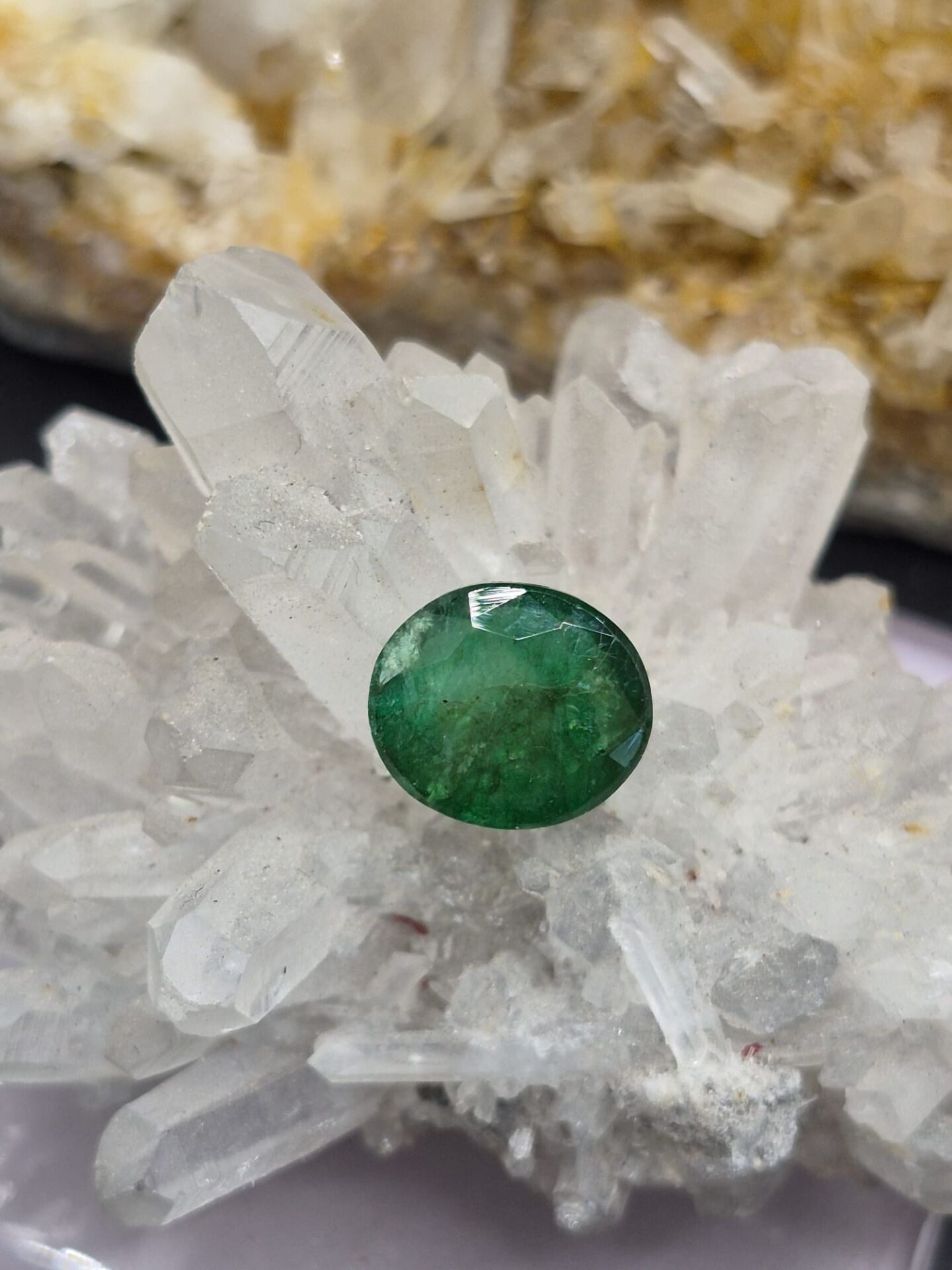 IGSL Sertifikalı - 3.73ct 11x9.6mm Oval Natural Emerald - Zambia