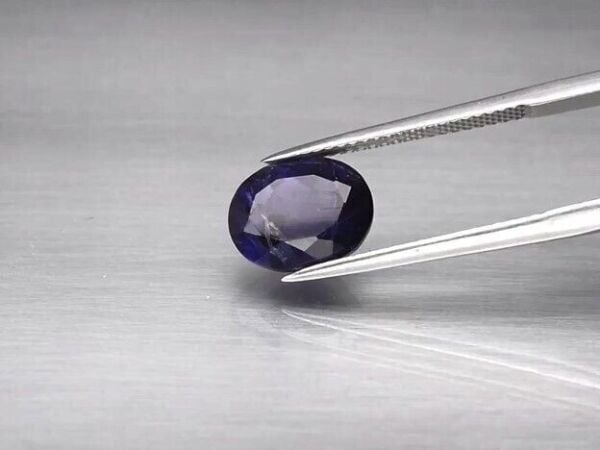 2.96ct 10.3x8mm Oval Natural Bluish Violet Iolite, Namibia