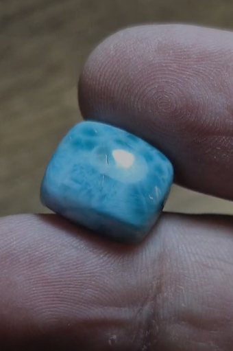 15.00ct 15x12.4mm Octagon Larimar