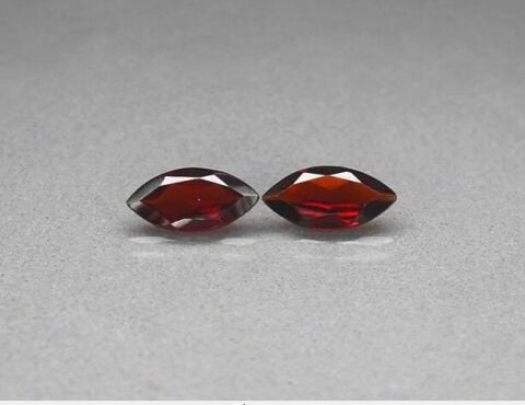 3.48ct t.w  Pair 2pcsMarquise Natural Red Almandine Garnet, Africa
