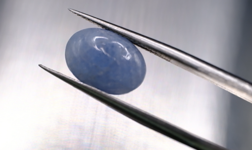 3.89ct 11.3x8.1mm Oval Cabachon Natural Unheated Sapphire