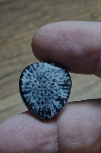 19.65ct 22.7x20.2mm Pear Snake Stone