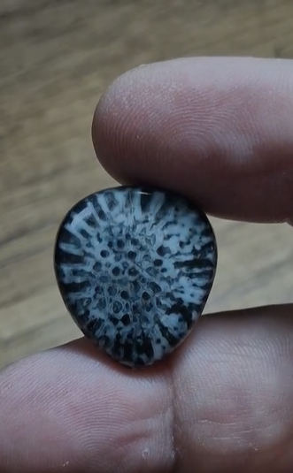 19.65ct 22.7x20.2mm Pear Snake Stone