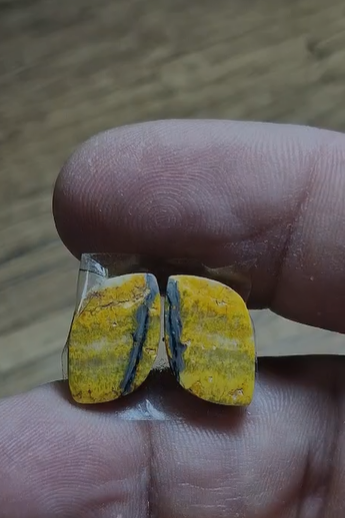 7.95ct 16.2x9.5mm Pair Bumble Bee