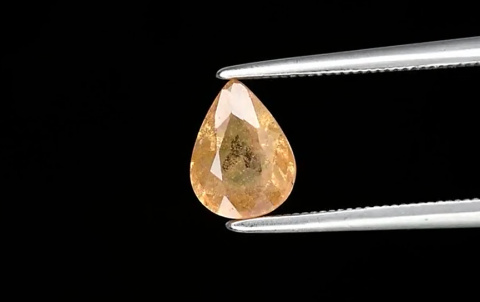 1.47ct 7.8x6mm Pear Yellow Sapphire Gemstone, Madagascar