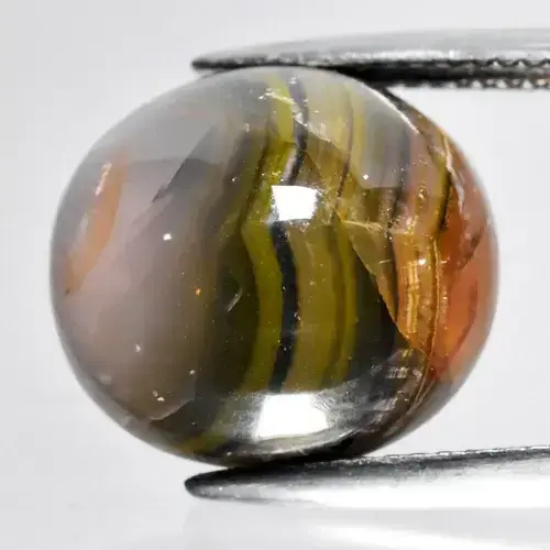 21.28ct 14.5x13.3mm Oval Cabochon Natural Multi-Color Smithsonite - Africa Gem