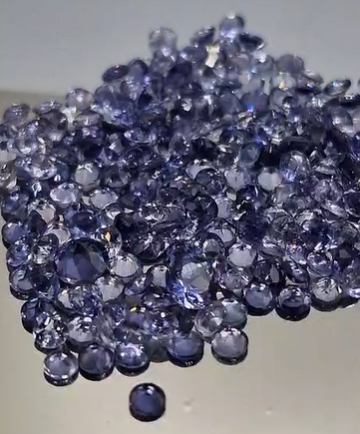 0.07ct 3mm Round Natural İyolite