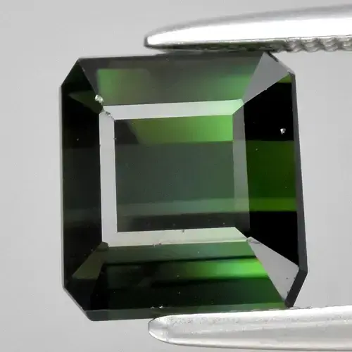 IGSL Sertifikalı- 2.36ct 7x6.5mm VS Octagon Natural Unheated Green Tourmaline, Gemstone