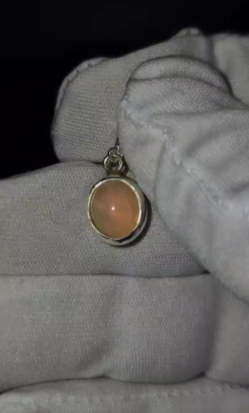 1.46gr Natural Ethiopia Opal 925 Ayar Gümüş Kolye Ucu