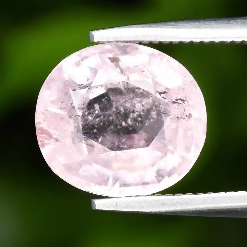 2.14ct 8.3x7.5mm Oval Natural Pastel Pink Tourmaline - Unheated, Africa Gem