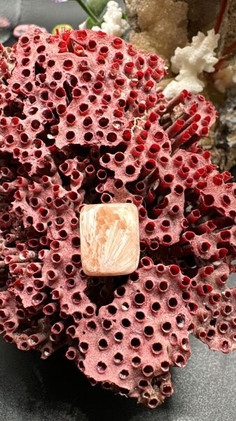 8.25 ct 14x11.4 mm Natural Scolosite