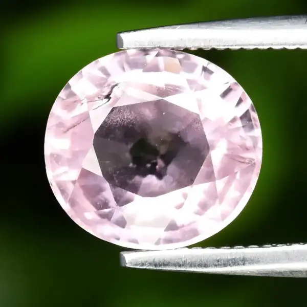 1.73ct 7.7x7mm Oval Natural Pastel Pink Tourmaline - Unheated, Africa Gem