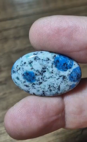 22.90ct 29x20mm Natural Oval K2 Jasper