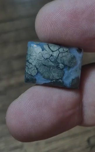 19.60ct 18.4x13.7mm Natural Octagon Markazite Hipomo Jasper