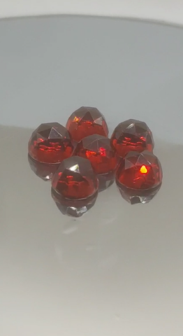 10.45ct 6pcs Lot 6mm Rose Natural Garnet