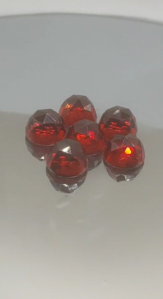 10.45ct 6pcs Lot 6mm Rose Natural Garnet