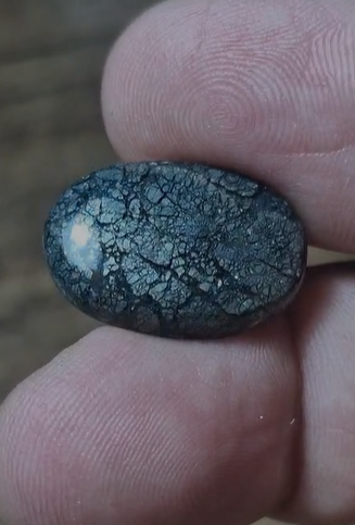 14.35ct 20.8x14.4mm Natural Oval Markazite Hipomo Jasper