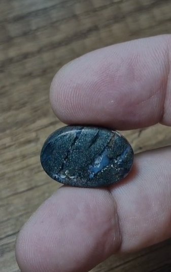 20.60ct 21.5x14.7mm Natural Oval Markazite Hipomo Jasper