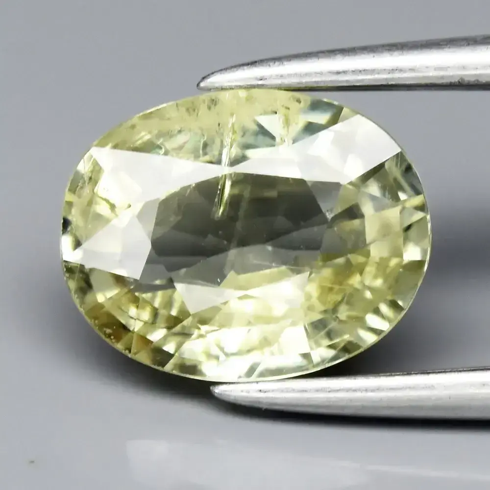 1.31ct 7.5x5.8mm Oval Green Sapphire - Madagascar Gemstone