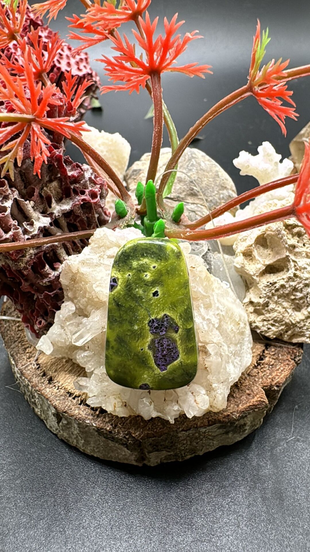 16.05 ct 25x15.5 mm Natural Atlantisit